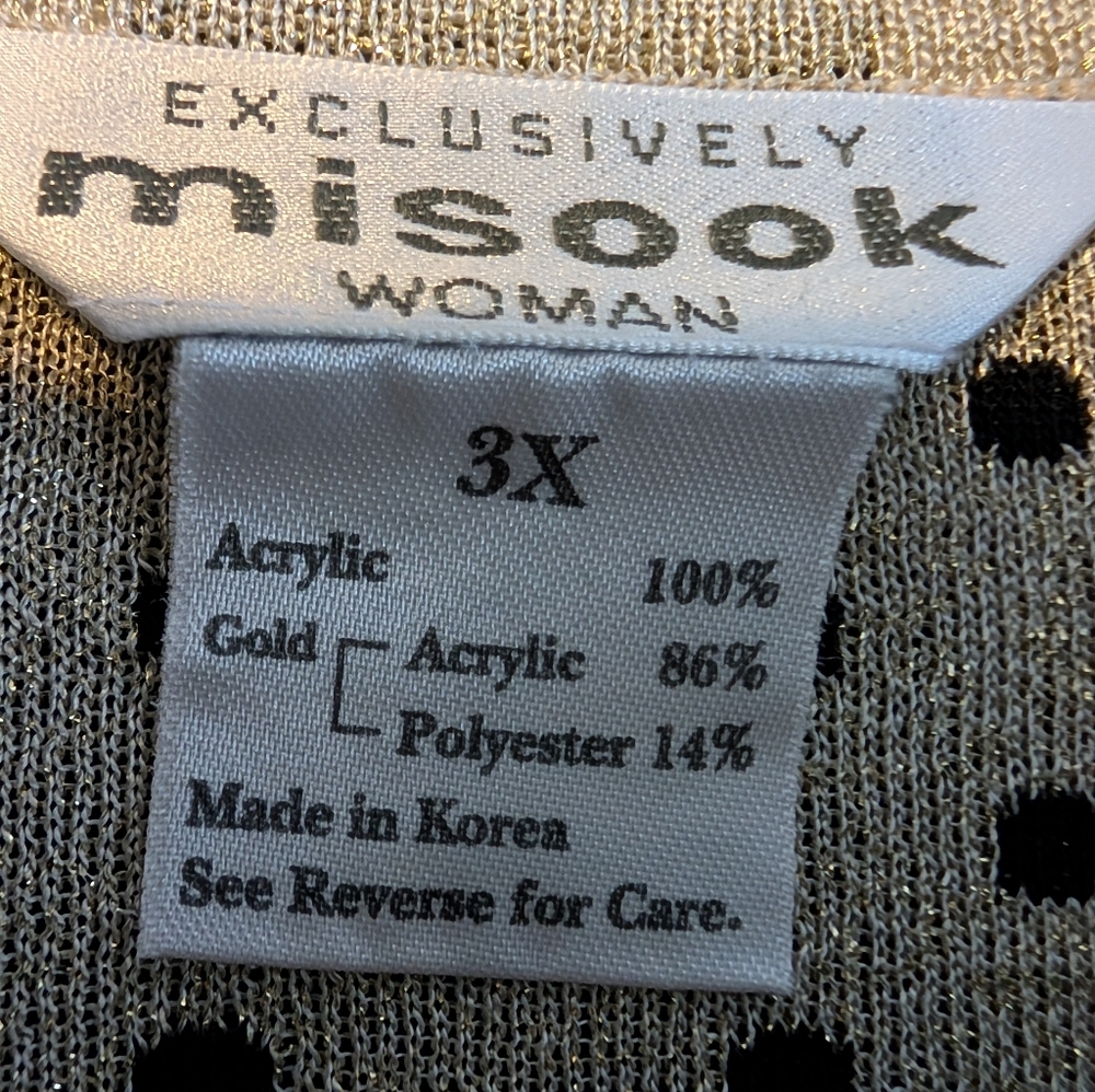 Black and Gold Polka Dot Stunning Cardigan - Picture 7 of 8